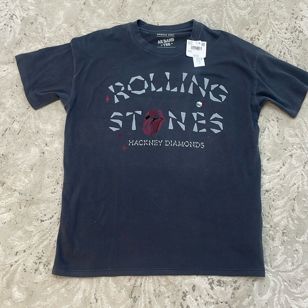 American Eagle Rolling Stones oversized tee!